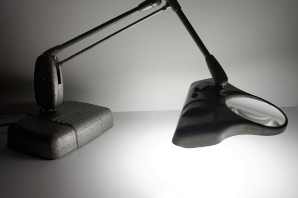 vintage Dazor M-270 Magnifier jeweler Desk Lamp Floating architects watch repair bureaulamp vergrootlamp --013